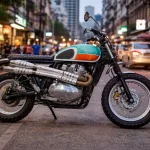 Interceptor 650 urban scrambler build by Antazo Custom Motorcycles