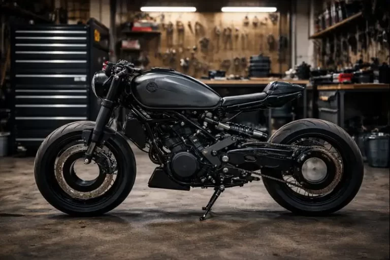 Royal Enfield Guerrilla 450 custom motorcycle named Gravity by Maratha Motorcycle