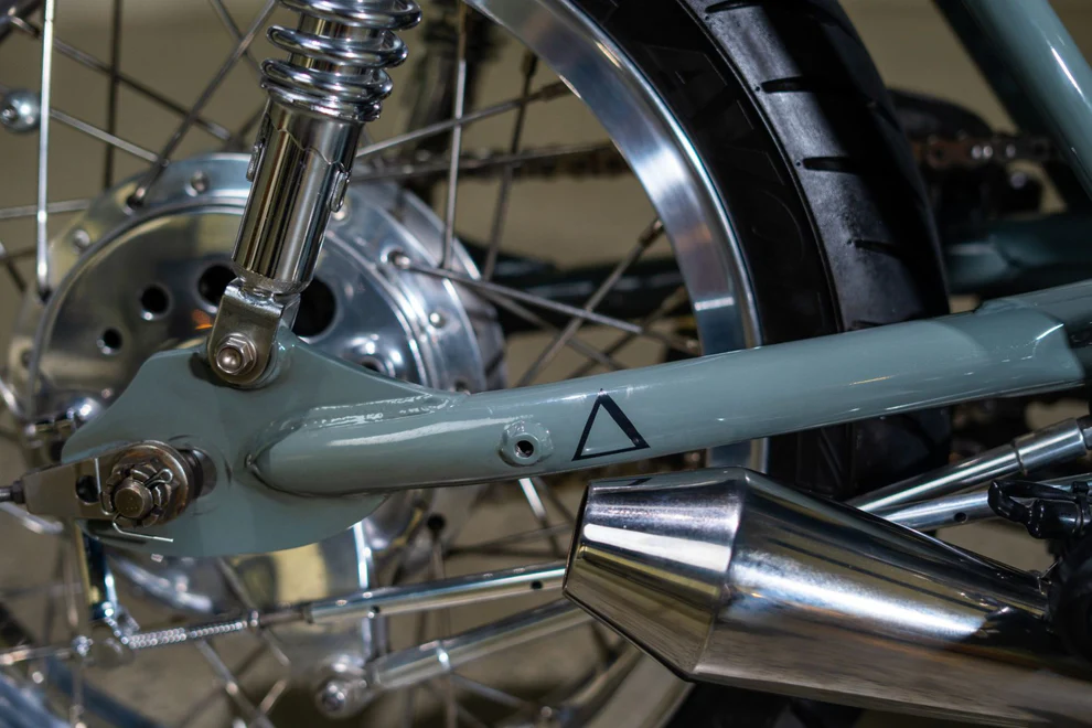 1974 Honda CB550 cafe racer by Purpose Built Moto with custom bodywork and vintage paint