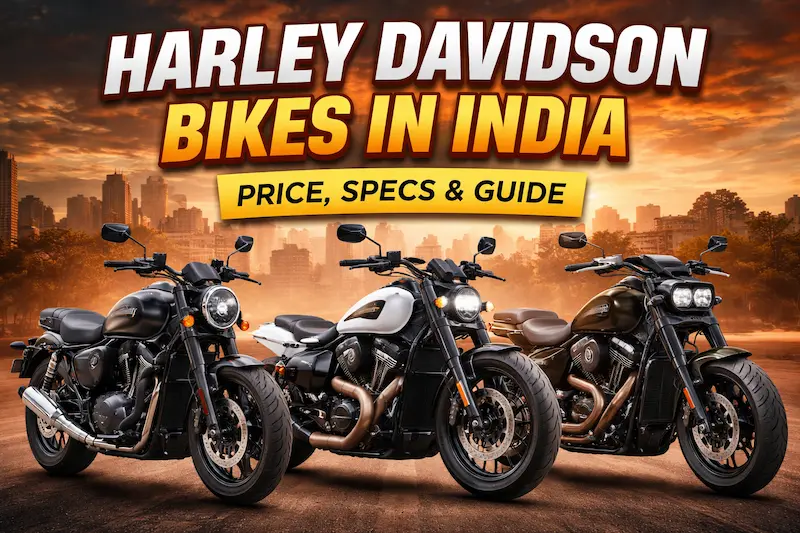 Harley Davidson bikes in India including X440, Sportster S and cruiser motorcycles