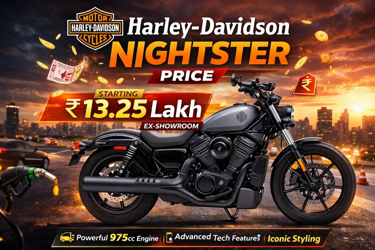 Harley Davidson Nightster price in India 2026 cruiser motorcycle side view