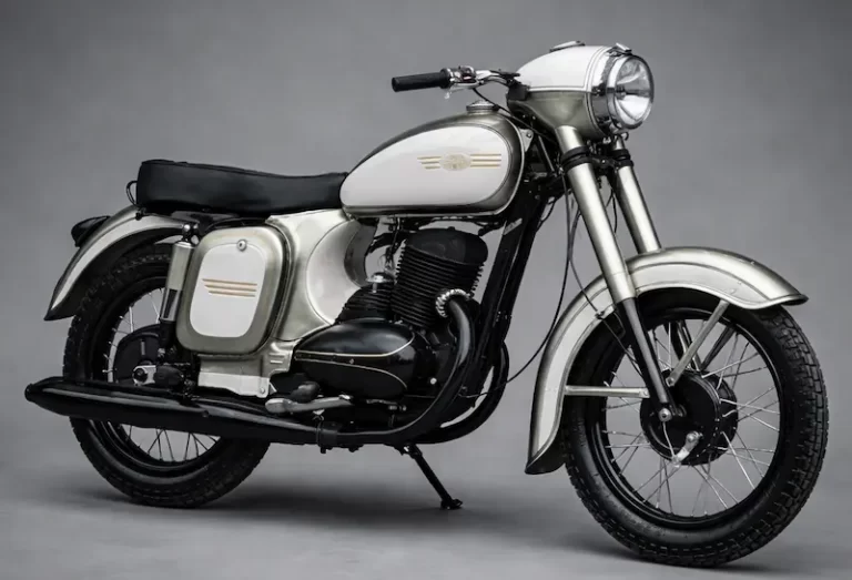 Fully restored Jawa 250 with custom paint by VP Designs Custom Paintshop