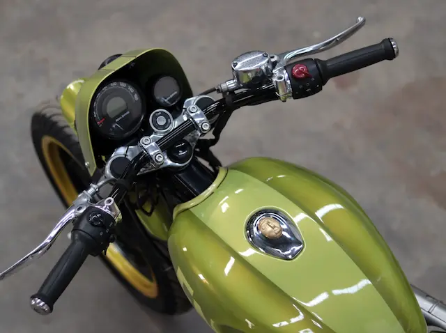 Royal Enfield Hunter 350 transformed into KONYAK scrambler by J&D Custom Co