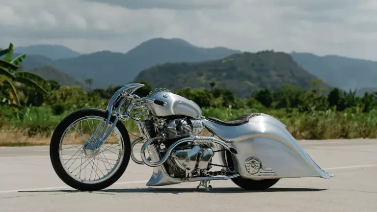 Royal Enfield Phoenix custom motorcycle by AMS Garage at Kustomfest Indonesia 2024