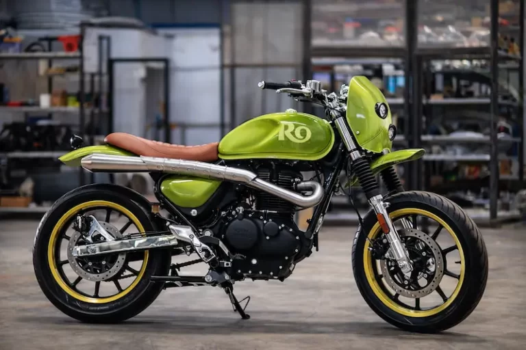 Royal Enfield KONYAK scrambler by J&D Custom Co based on Royal Enfield Hunter 350