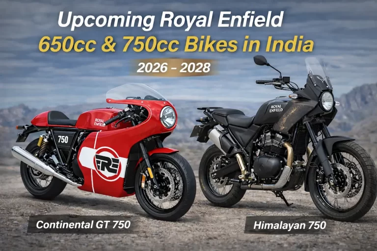 Upcoming Royal Enfield 750 bikes in India including Himalayan 750 and Continental GT 750